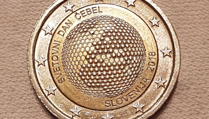 2 Euro Weltbienentag